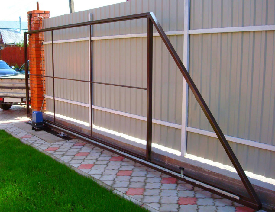 Каркас откатных ворот для проема 3600х2000 мм