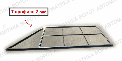 Комплект DELUXE для откатных ворот с шиной 6 м + привод LTM 600 + рейки 5 шт + каркас 4000х2000 мм (GateMotors)